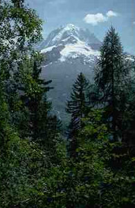 A photo of Mont Blanc taken in 1997